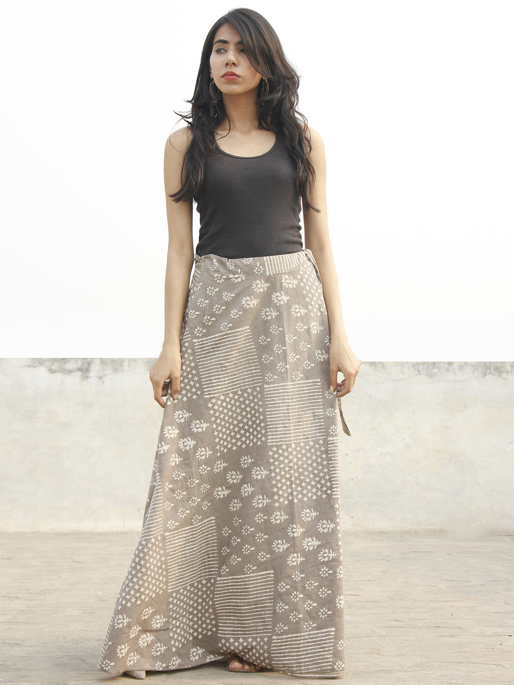 Hand Block Printed Wrap Around Skirts – InduBindu